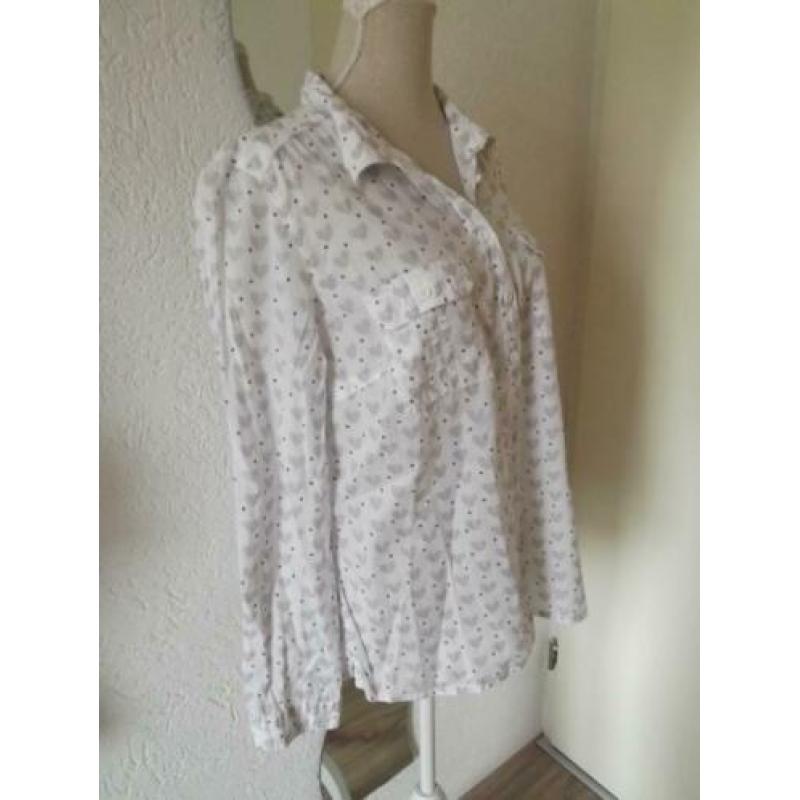 Mooie blouse van CECIL met hartjes 100% katoen