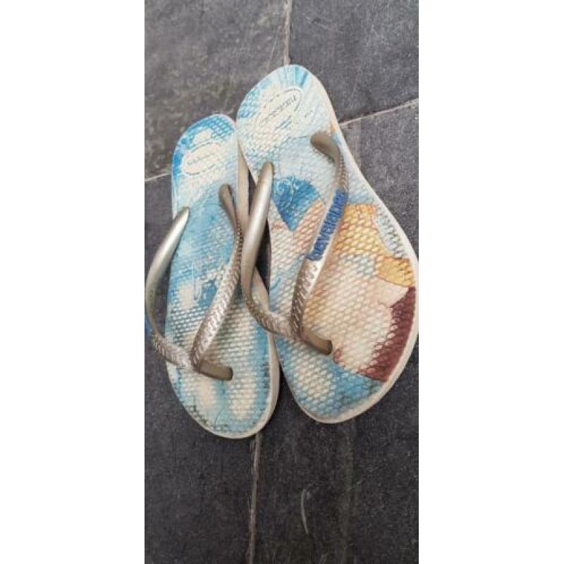 Slippers 2x maat 27 havaianas meisjes