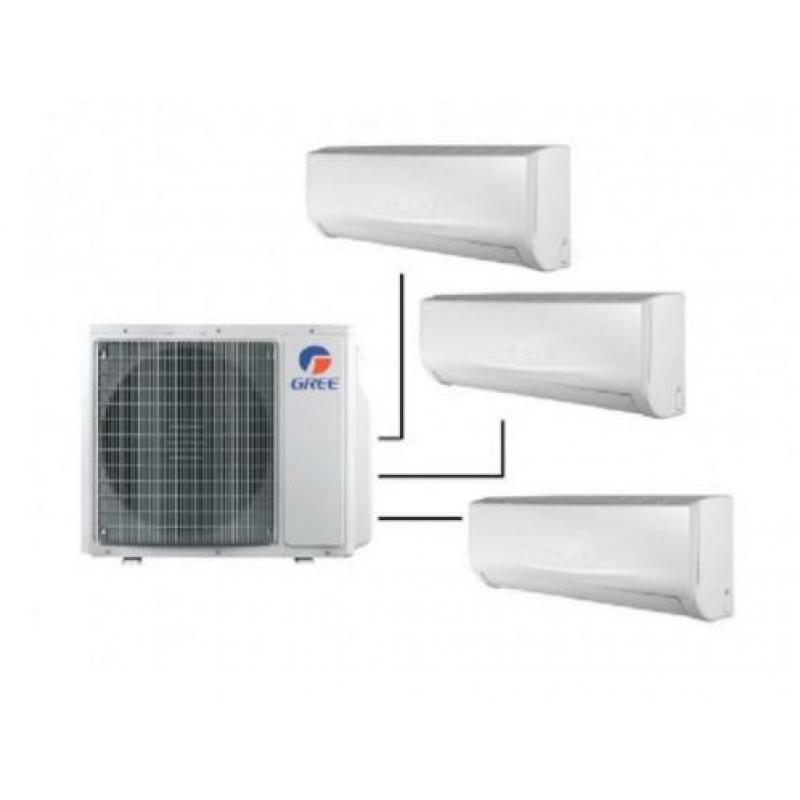 Gree split aircon systeem 24000btu A++ en wifi NIEUW IN DOOS