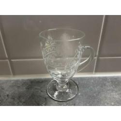 Karaft /glas geslepen glas brocante