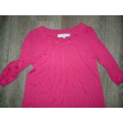 fuchia roze tricot jurk Designers Remix Collection S 36 38