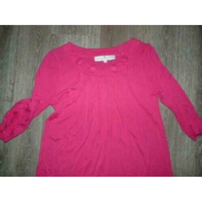 fuchia roze tricot jurk Designers Remix Collection S 36 38