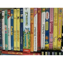 Doos kinder DVD’s - peuter en kleuter films en series