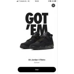 Air Jordan 4 Black Cat 2020 maat 42/ 8,5 UK