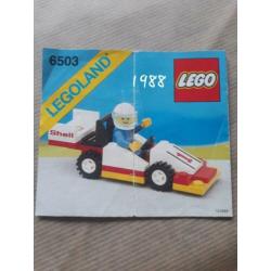 lego Shell station ,tankwagen en race auto jaren 80 .