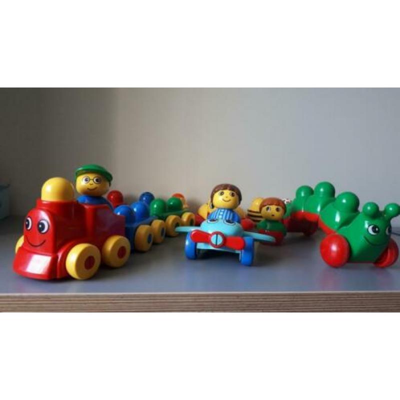 Supe leuke Lego Primo set, groter dat duplo trein vliegtuig