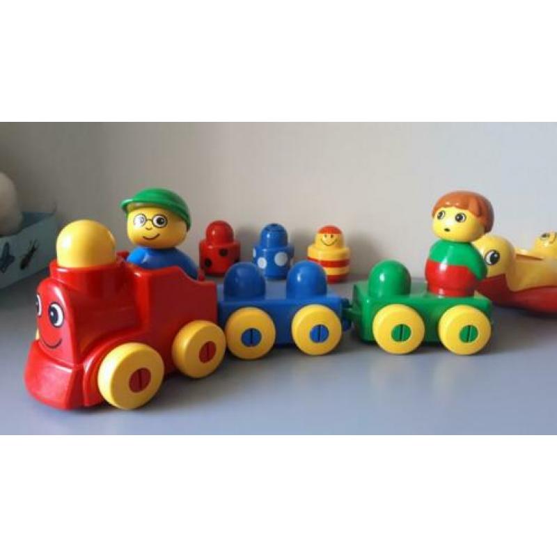 Supe leuke Lego Primo set, groter dat duplo trein vliegtuig