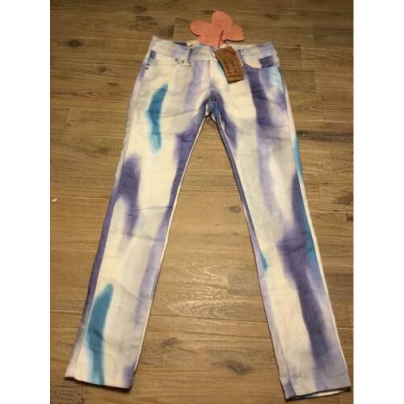 Nieuw skinny jeans Vingino lente blauw 134 merk vegen meisje