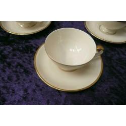 Art deco porseleinen mokka servies, tete a tete (Reyshof)