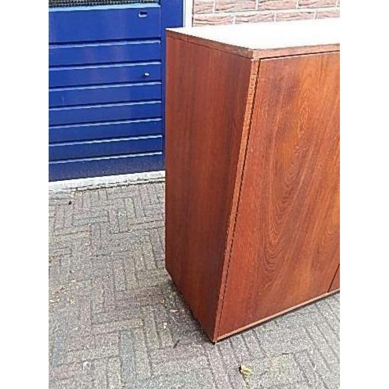 Oude Vintage Kast ( webe deens mid century Retro Teak )