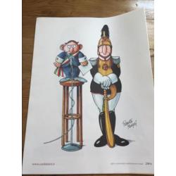 Karikaturen van de Carabinieri