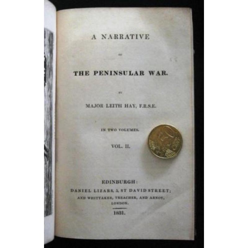 A Narrative of the Peninsular War 1831 Leith Napoleon