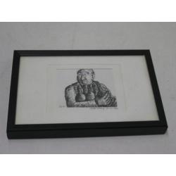 paul bartels 1992 tekening lijst 10,5/15,5 cm (22)