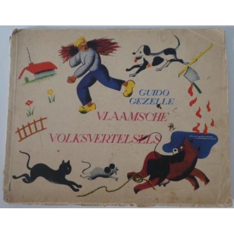 Kinderboek Vlaamsche Volksvertelsels, Guido Gezelle, 1920