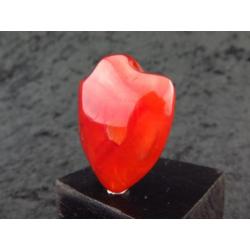 Big Egyptian hart amulet made of carnelian