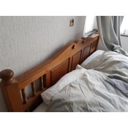 Eiken bed 2 persoons