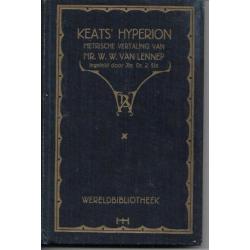 Keats' Hyperion - metrische vertaling van Mr W.W. van Lennep