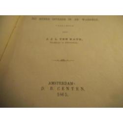 933. Antiek boek Bijbel tweesprong 1865 Ten Kate Amsterdam