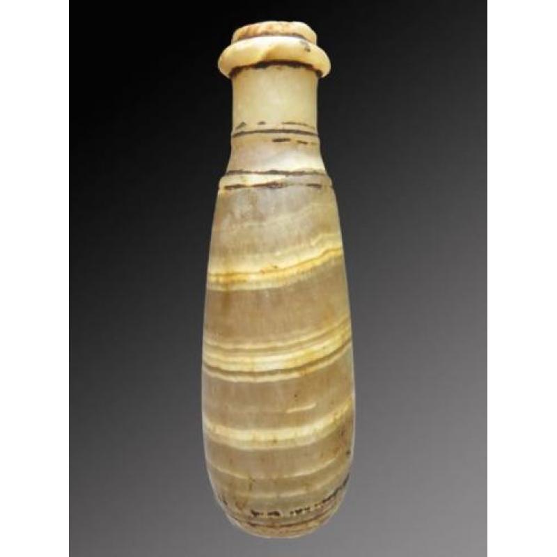 Egyptian alabaster ointment bottle