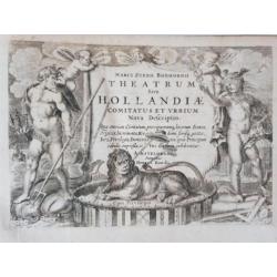 Van Boxhorn Toneel ofte beschrijvinghe des landts - 1634