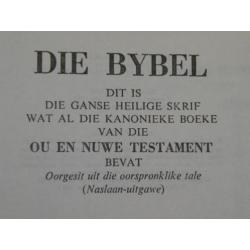 Bijbel, Zuid-Afrikaans, in goede staat.