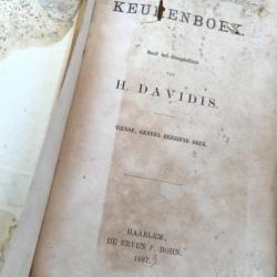 Keukenboek - 1887 19e eeuws kookboek .