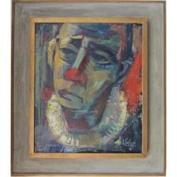 = Lode Segbregts 1906-2002=BELGISCH==portret van een clown==