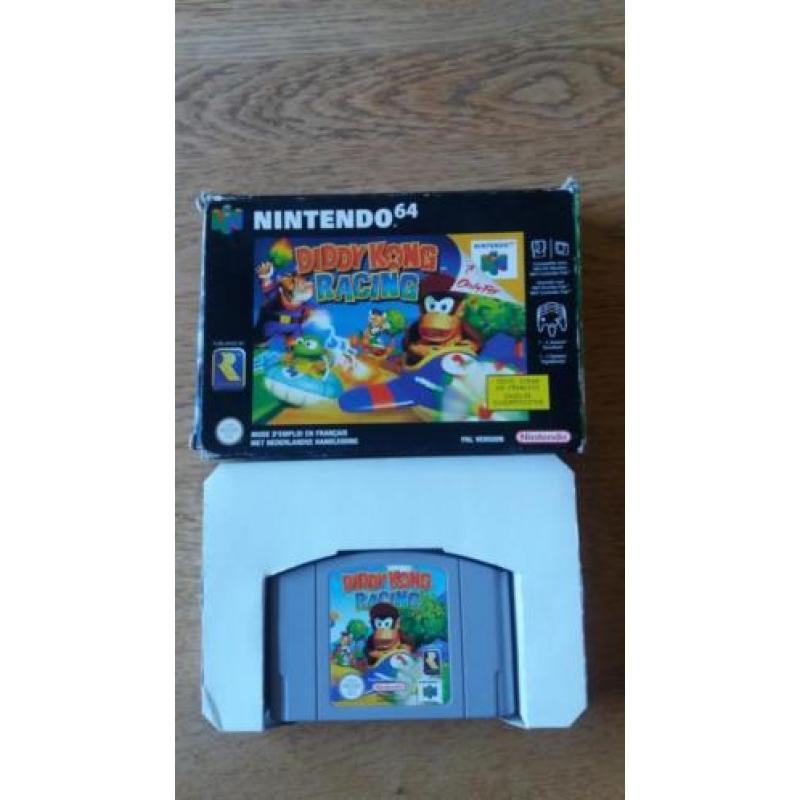 Diddy kong racing voor de Nintendo 64