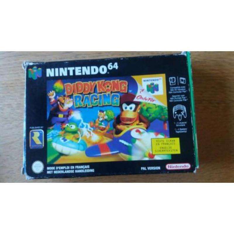 Diddy kong racing voor de Nintendo 64